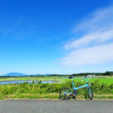 小貝川自転車道の途中、福岡堰付近の風景